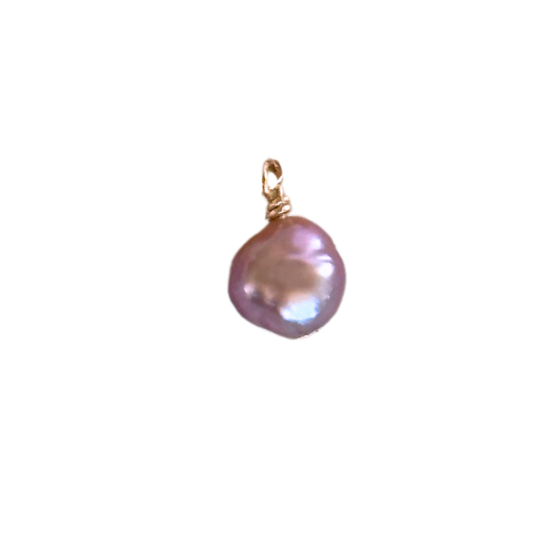 pearl charm- purple hue