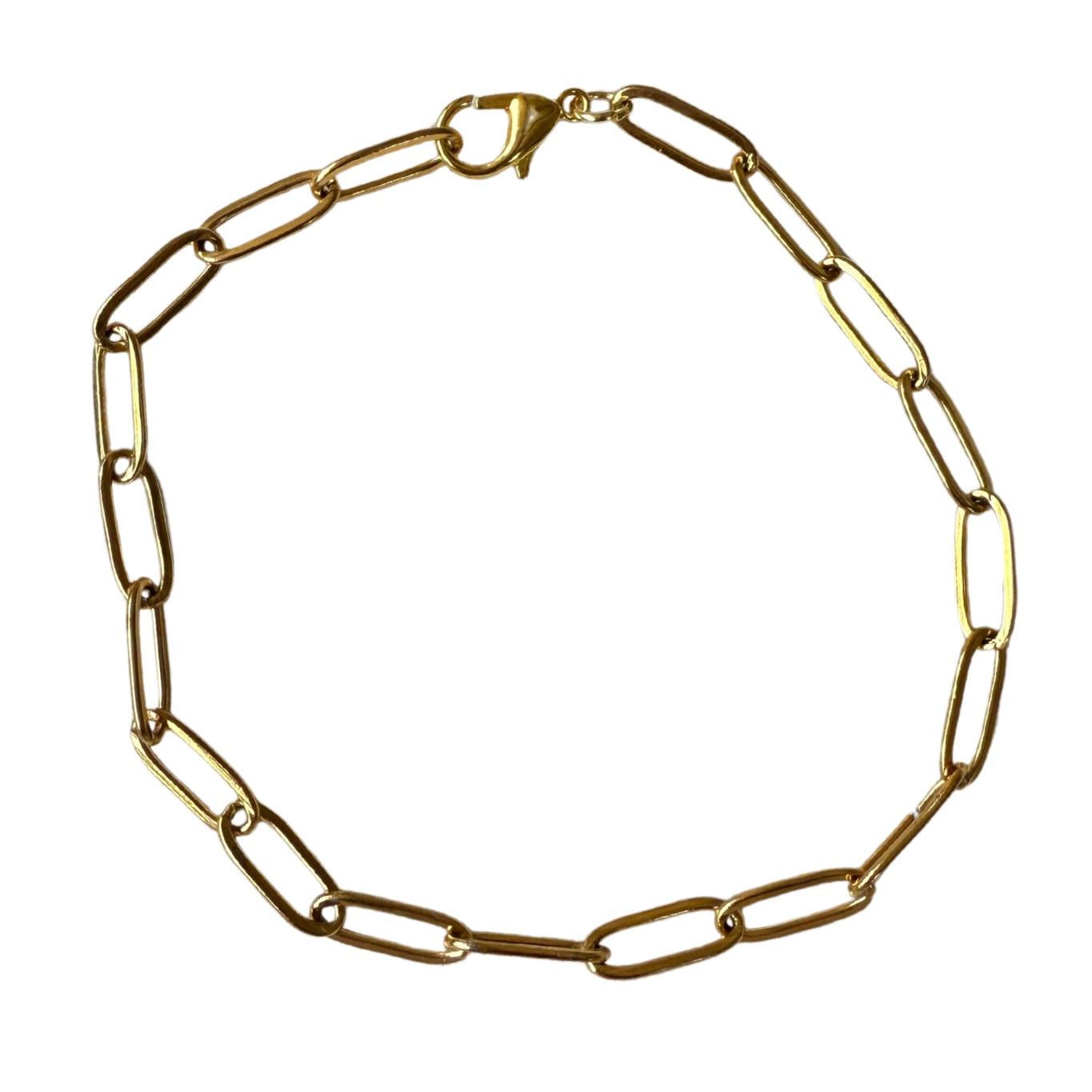 paperclip chain bracelet (base)